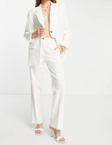 Pantaloni ASOS, ecru Alb