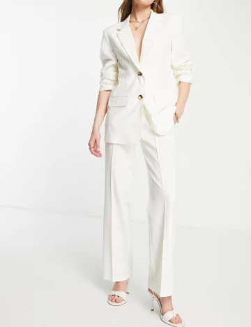 Pantaloni ASOS, ecru Alb