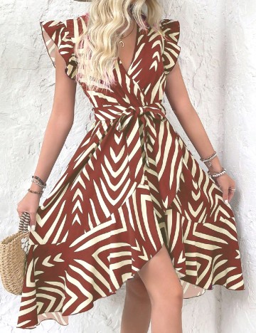 
						Rochie scurta SHEIN, caramiziu