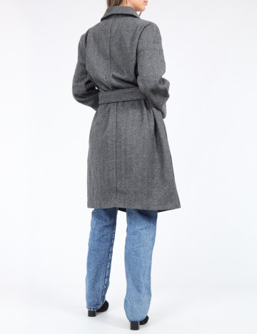 Palton Vero Moda, gri inchis