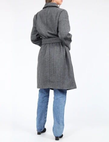 Palton Vero Moda, gri inchis Gri
