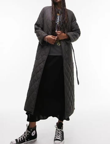 Geaca Top Shop, gri Gri