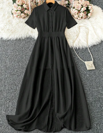 Rochie lunga SHEIN, negru Negru