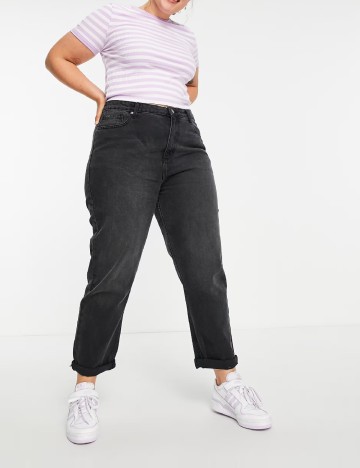 
						Blugi Don t think twice Curve, negru