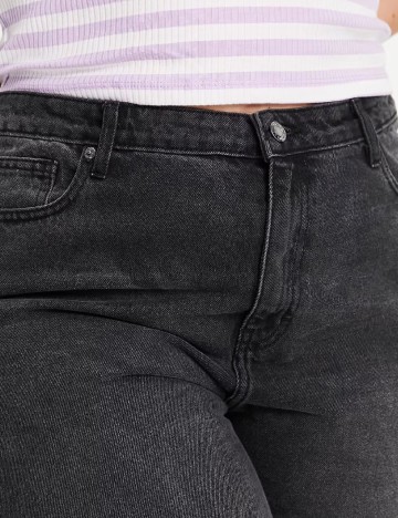 Blugi Don t think twice Curve, negru
