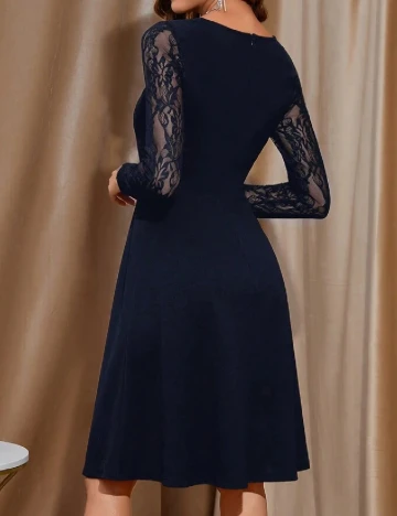 Rochie medie SHEIN, bleumarin Albastru