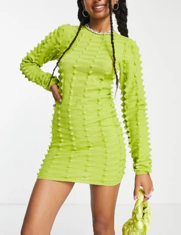 Rochie scurta COLLUSION, verde Verde
