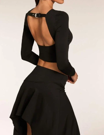 Top SHEIN, negru Negru