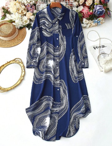 
						Rochie lunga SHEIN, bleumarin