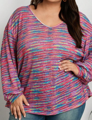 Bluza SHEIN CURVE, mix culori