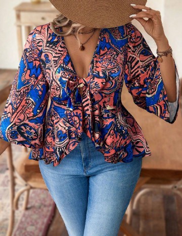 
						Bluza SHEIN CURVE, mix culori