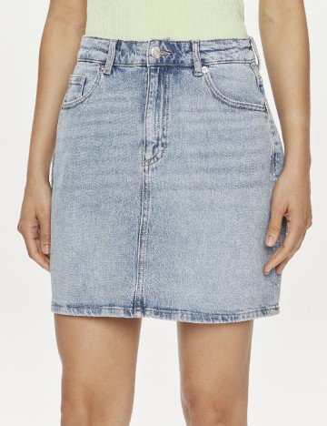 
						Fusta Vero Moda, albastru