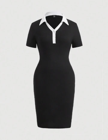 Rochie scurta SHEIN CURVE, negru Negru