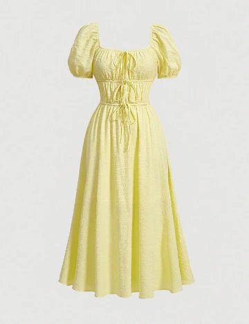 Rochie medie SHEIN, galben