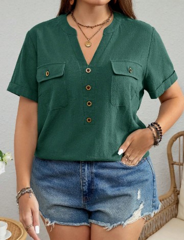
						Bluza SHEIN CURVE, verde