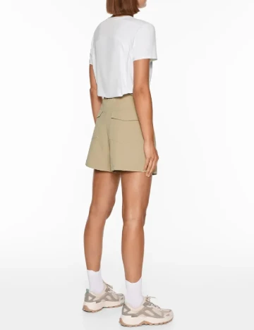 Pantaloni scurti Oysho, bej Crem