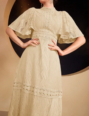 Rochie medie SHEIN, crem