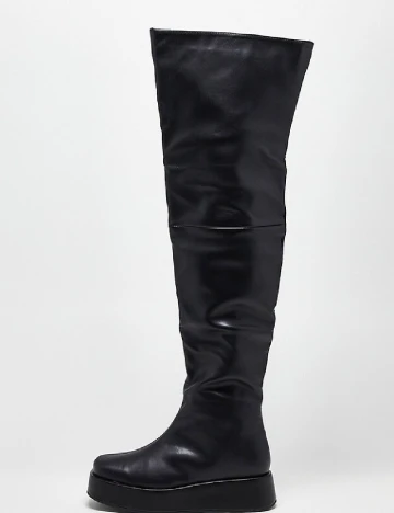 Cizme ASOS, negru Negru