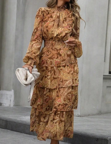 Rochie lunga SHEIN, maro