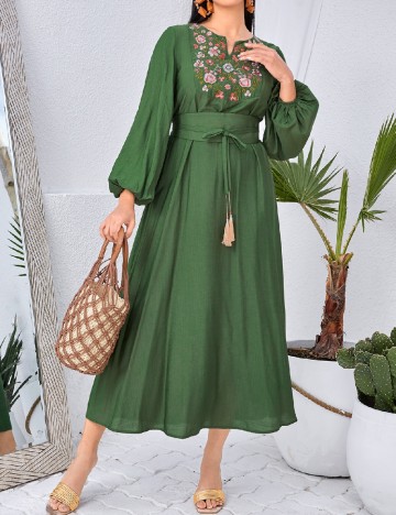
						Rochie medie SHEIN, verde