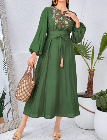 Rochie medie SHEIN, verde