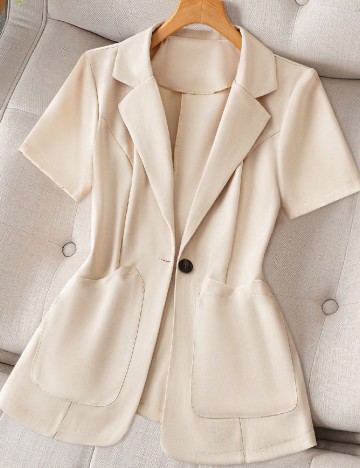 
						Sacou SHEIN CURVE, crem