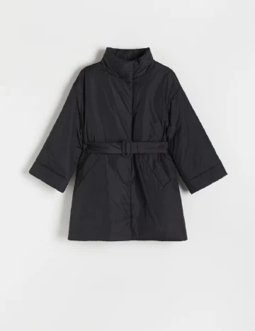 Geaca Reserved, negru Negru