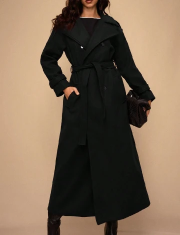 Palton SHEIN, negru Negru