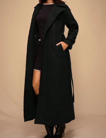 Palton SHEIN, negru Negru