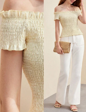 Bluza MOTF, ecru