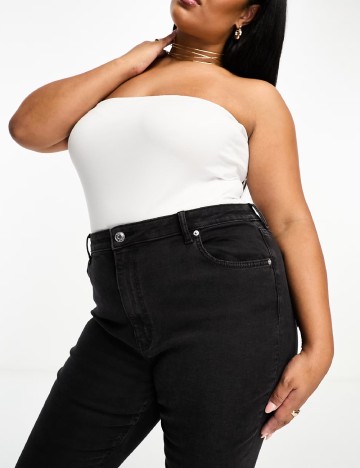 Blugi ASOS Curve, negru