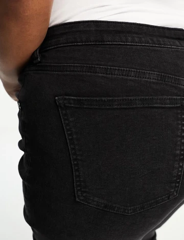 Blugi ASOS Curve, negru