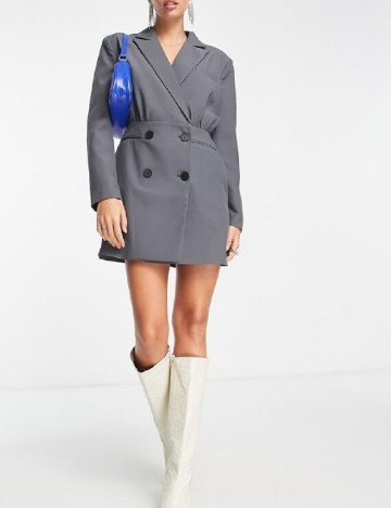 
						Rochie scurta 4TH&Reckless, gri