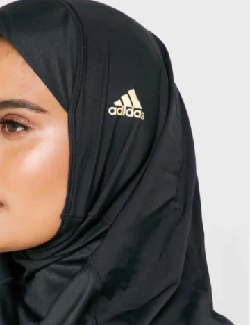 Hijab Adidas, negru Negru
