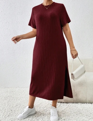 Rochie lunga SHEIN CURVE, rosu