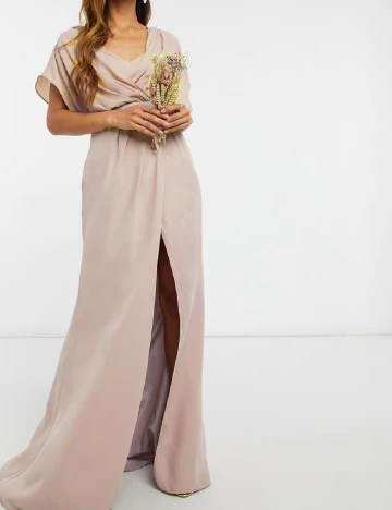 Rochie lunga ASOS, roz Roz