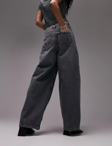 Blugi Top Shop, gri