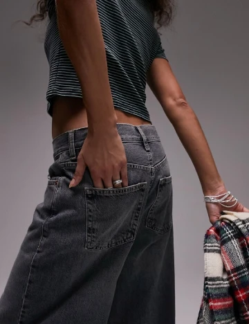 Blugi Top Shop, gri