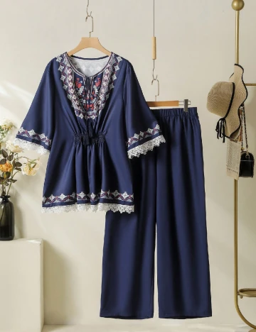 Compleu SHEIN CURVE, bleumarin