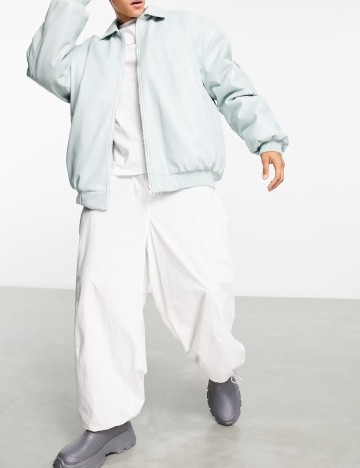 
						Geaca ASOS, bleu