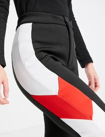 Pantaloni de ski Threadbare, negru Negru
