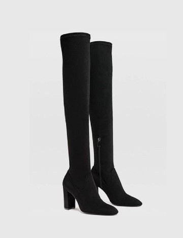 
						Cizme Stradivarius, negru