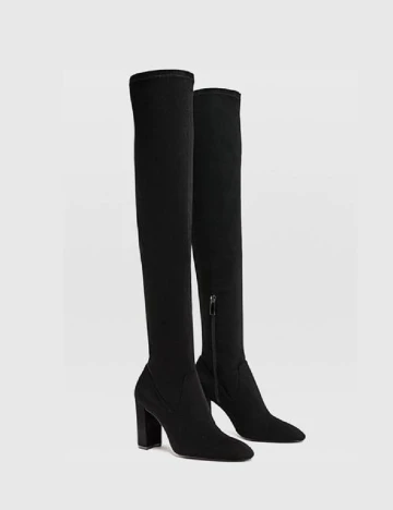 Cizme Stradivarius, negru Negru