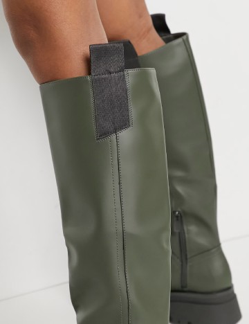 Cizme Stradivarius, verde