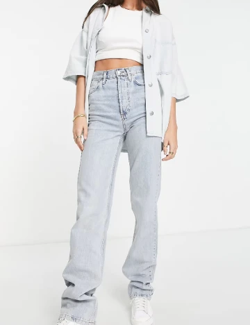 Blugi Top Shop, albastru Albastru