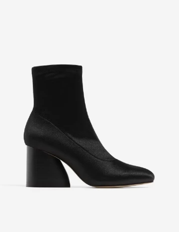 Botine Stradivarius, negru Negru