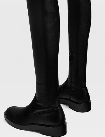 Cizme Stradivarius, negru