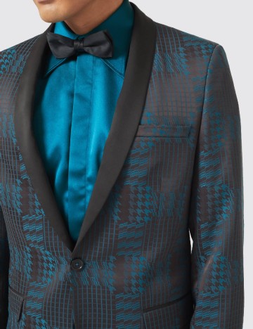 Sacou TWISTED TAILOR, albastru/negru