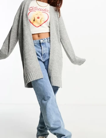 Cardigan ASOS, gri Gri