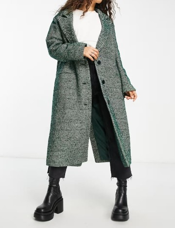 
						Palton ASOS, verde